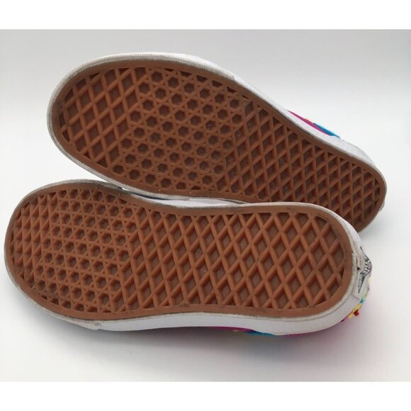 Vans Old Skool Floral Chenille Sneakers Fuchsia Embroidered Men's 5.5 Women's 7 - Picture 8 of 9